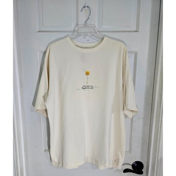 Paper Planes Men's Cream No Love Lost Graphic‎ Shirt Short Sleeve Cotton Size XL - Picture 2 of 11